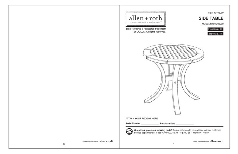 Allen + Roth 0402099 quick start guide