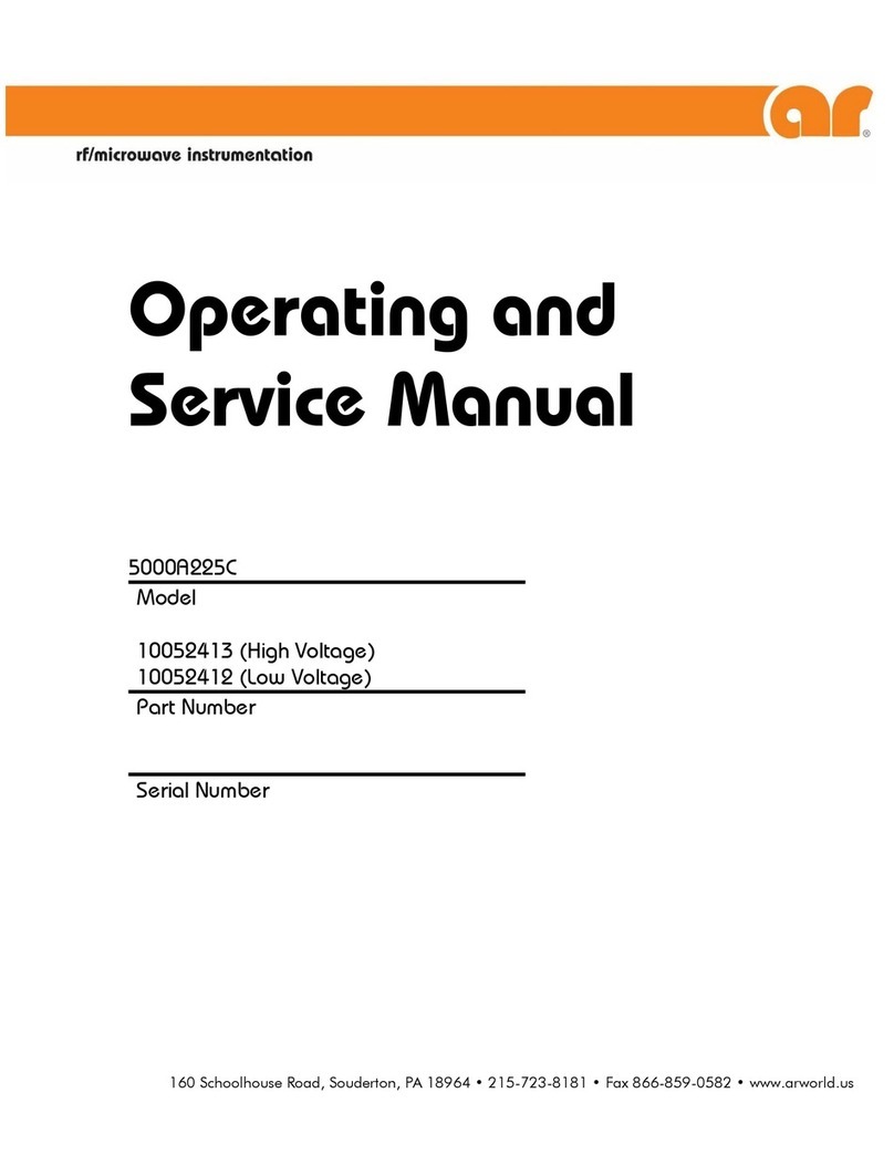 AR 5000A225C Service manual