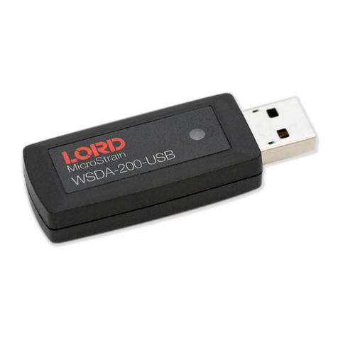 Lord MicroStrain WSDA-200-USB User manual
