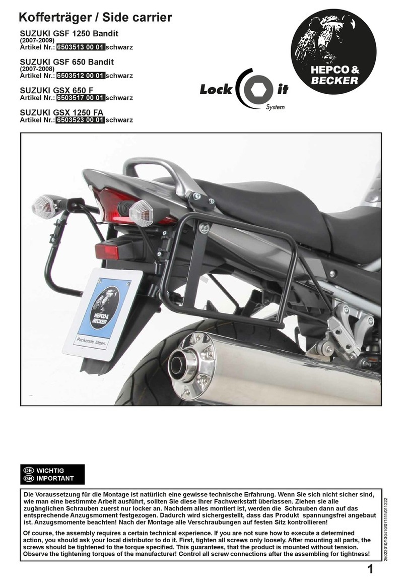 hepco & becker 6503513 00 01 quick start guide