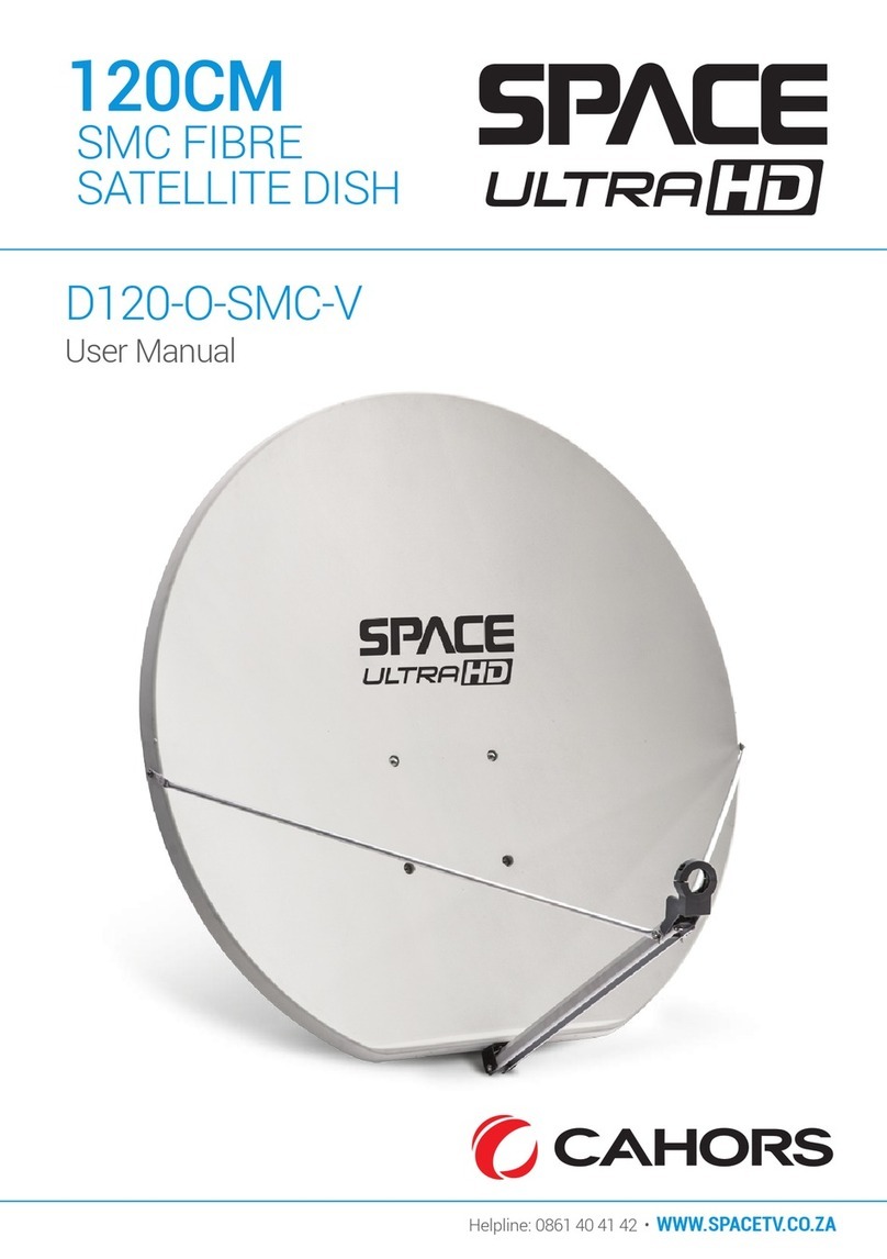 Space Television cahors D120-O-SMC-V user manual