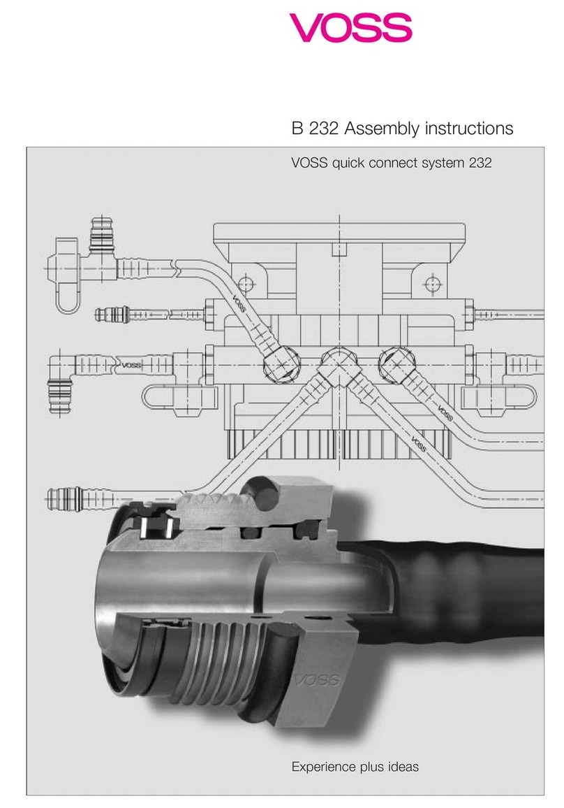 VOSS 232 Assembly instructions