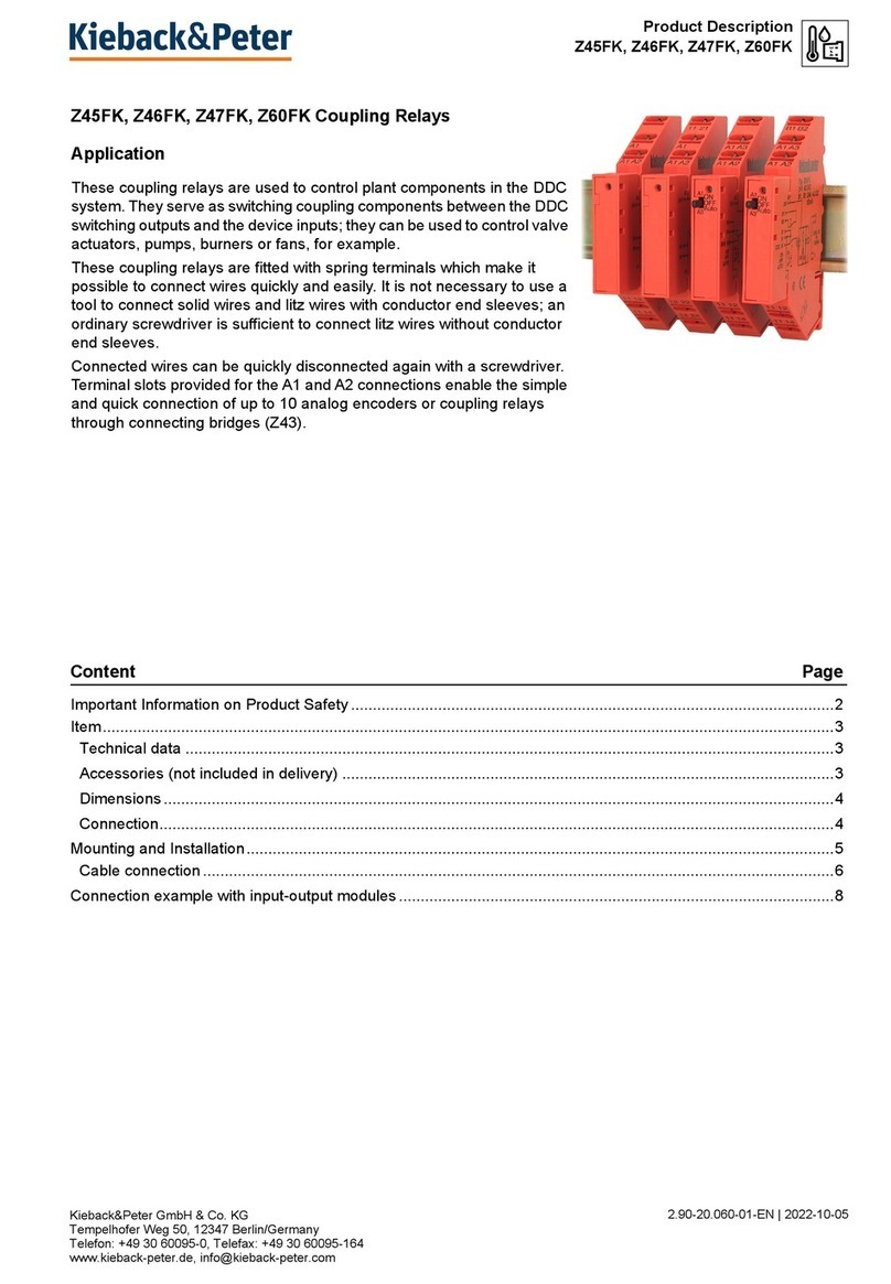 Kieback&Peter Z45FK Product description