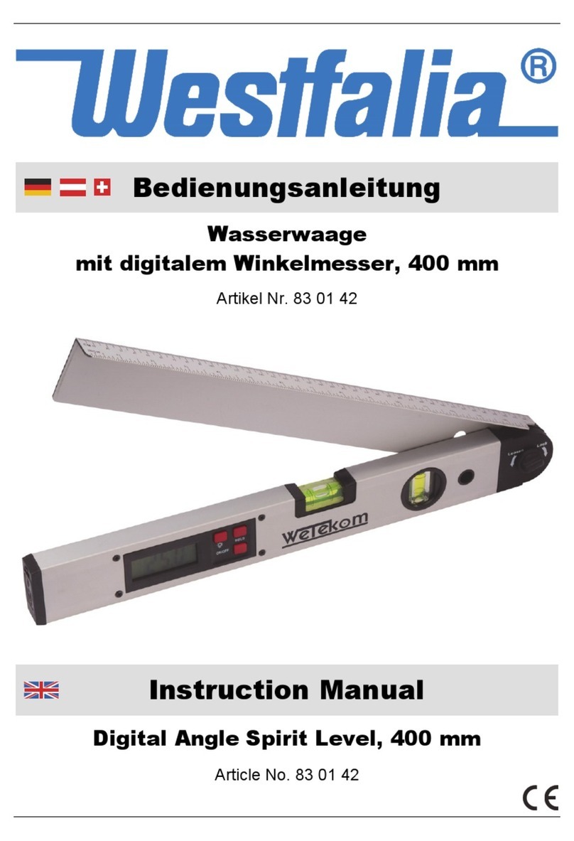 Westfalia 83 01 42 instruction manual