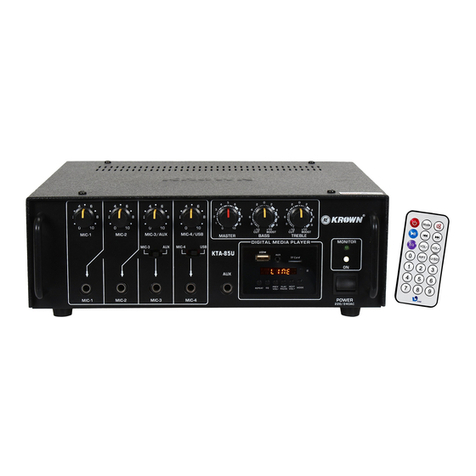 Krown KTA-85U user manual