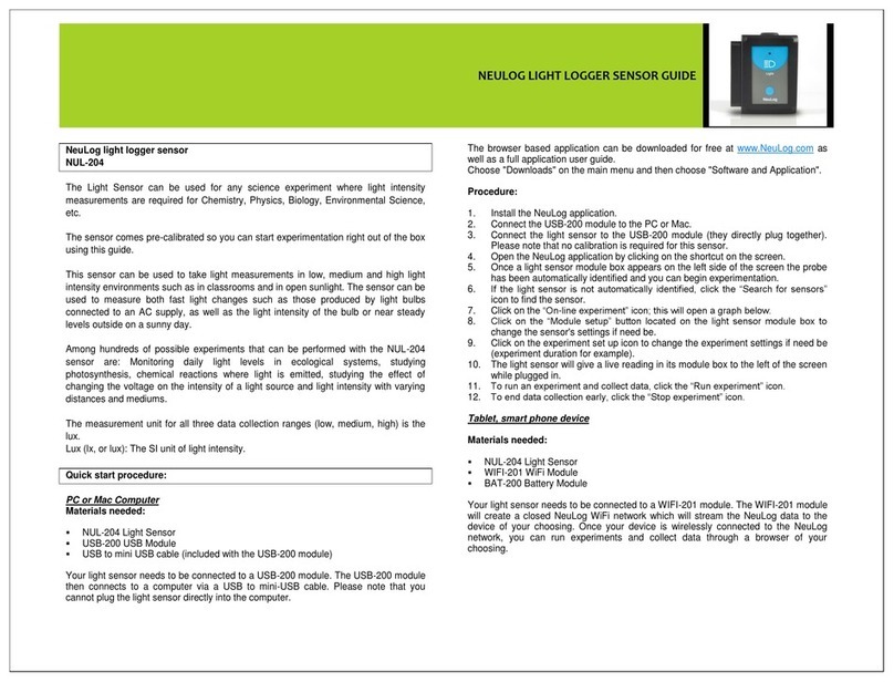 NeuLog NUL-204 Guide