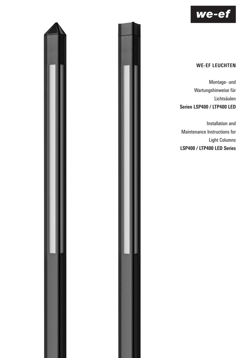 WE-EF LSP400 LED Series User manual