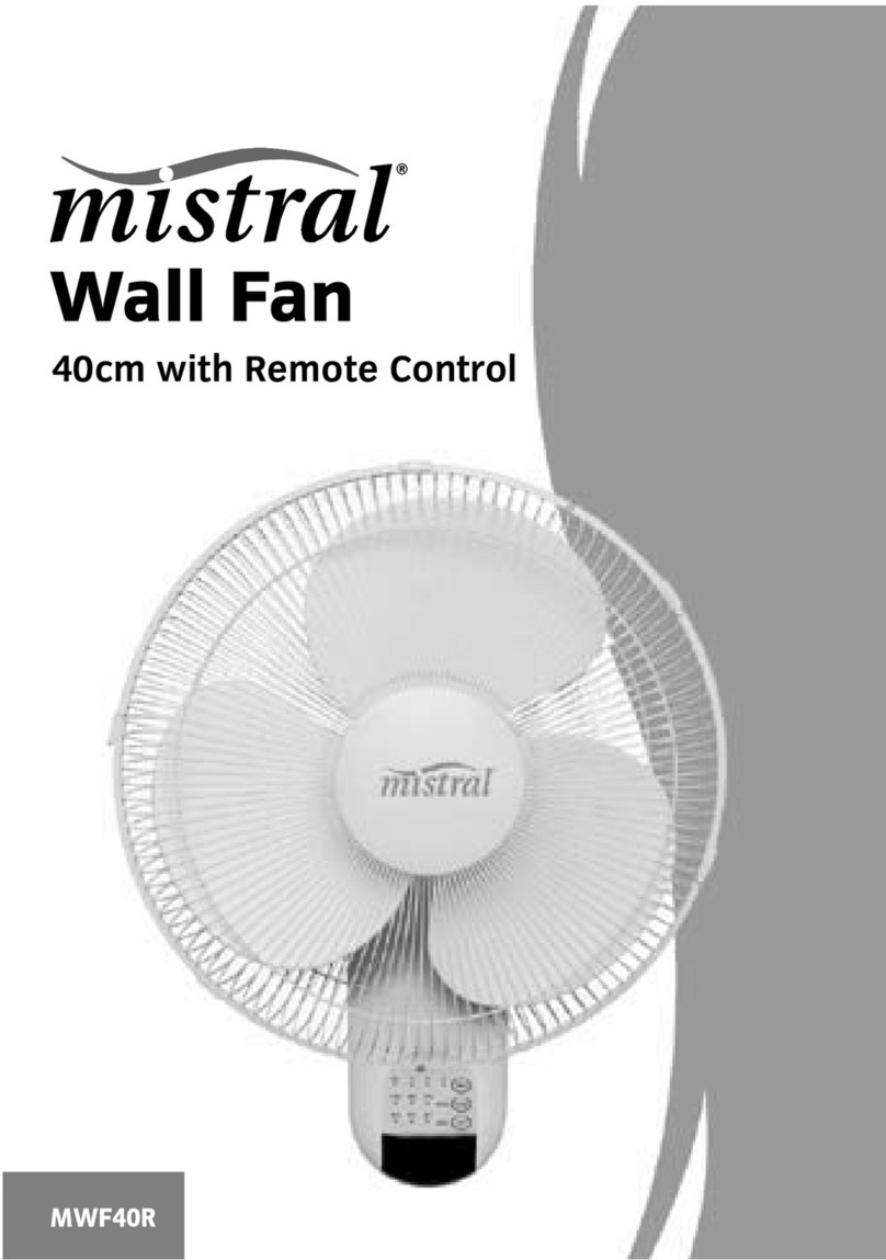 Mistral MWF40R operating instructions