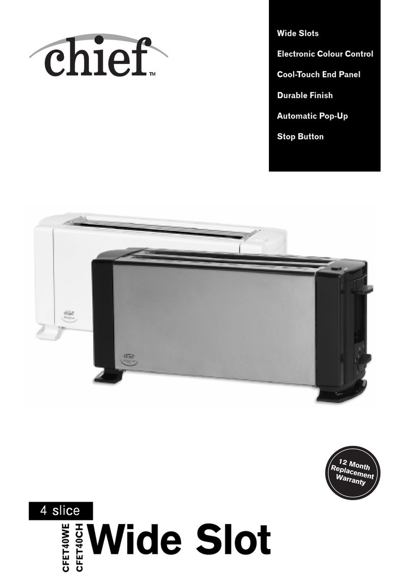 CHIEF CFET40WE User manual