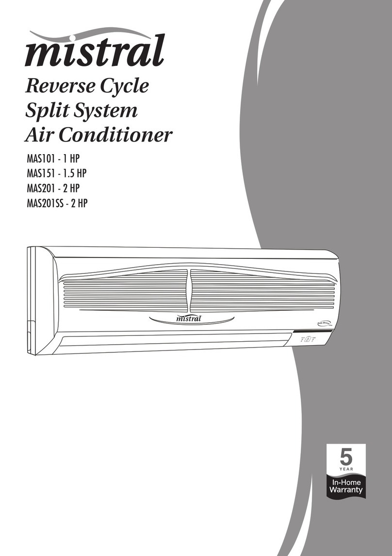 Mistral MAS101 operating instructions