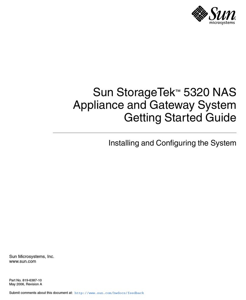 Sun Microsystems StorageTek 5320 Getting started guide
