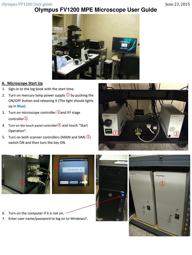 Olympus FV1200 MPE User manual