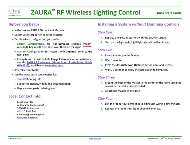 IXYS Zilog ZAURA User manual