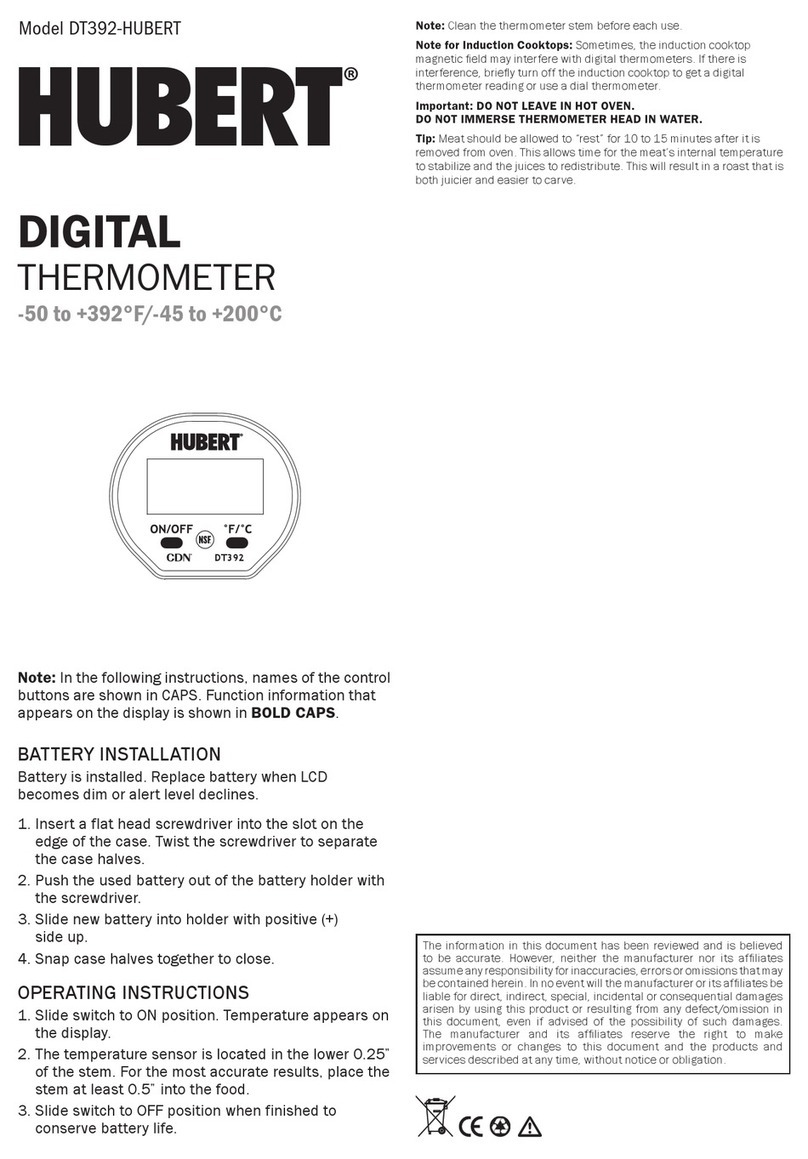 Hubert DT392 quick start guide