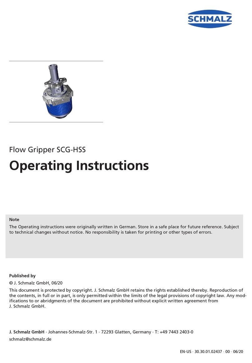 Schmalz SCG-HSS User manual