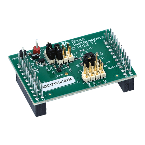 Texas Instruments ADC121S101EVM User manual