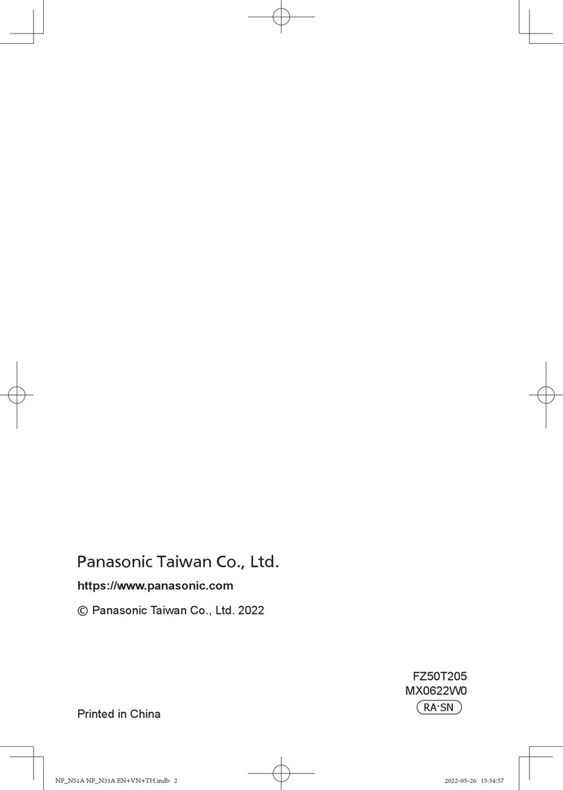 Panasonic NF-N51AWRA User manual