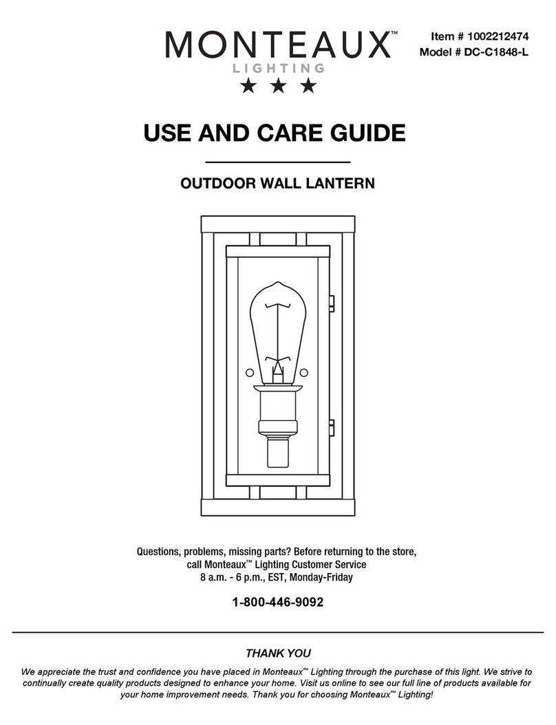 MONTEAUX DC-C1848-L Use and care guide