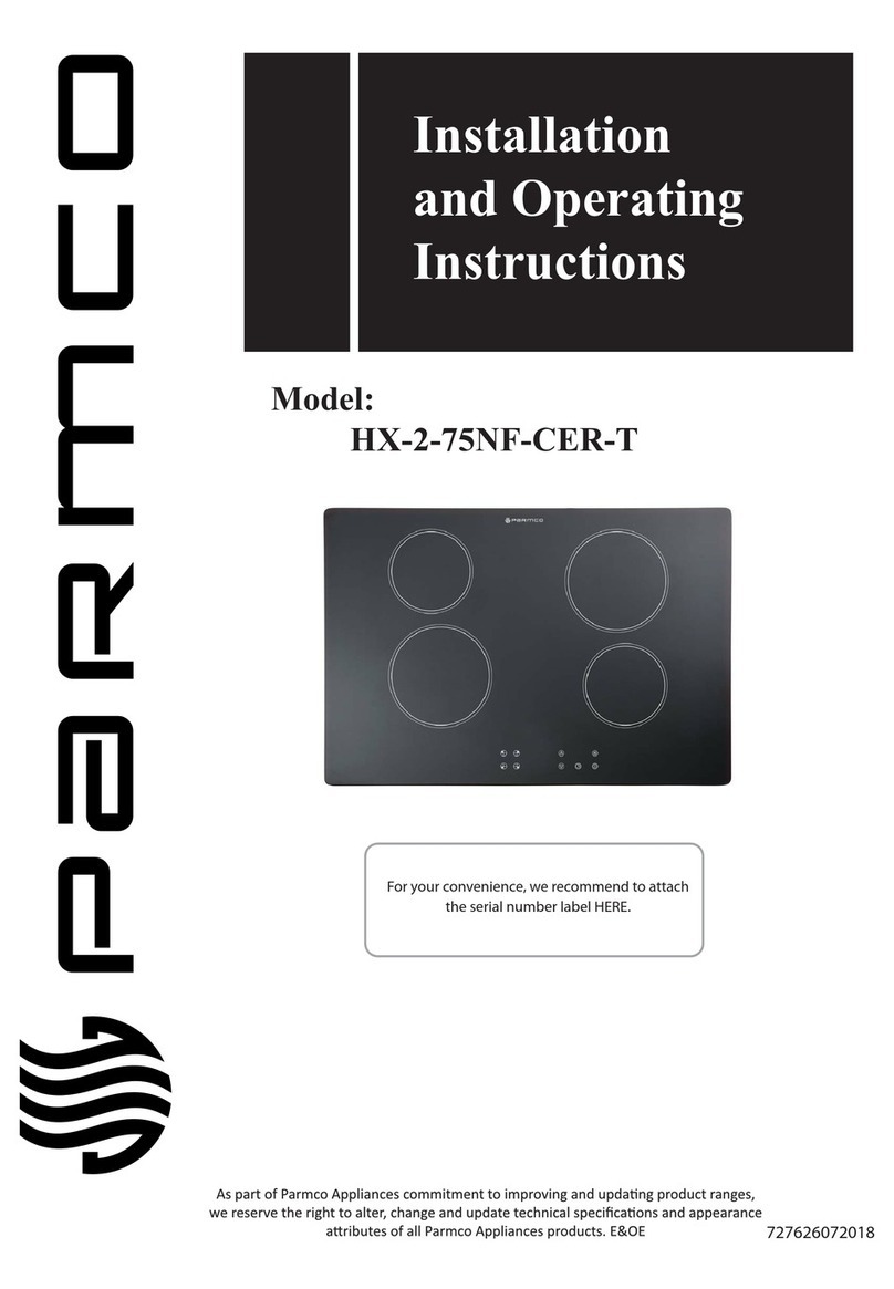 Parmco HX-2-75NF-CER-T User manual