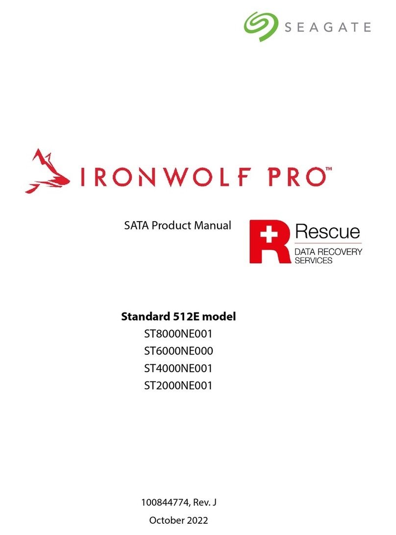 Seagate IronWolf Pro ST8000NE001 User manual