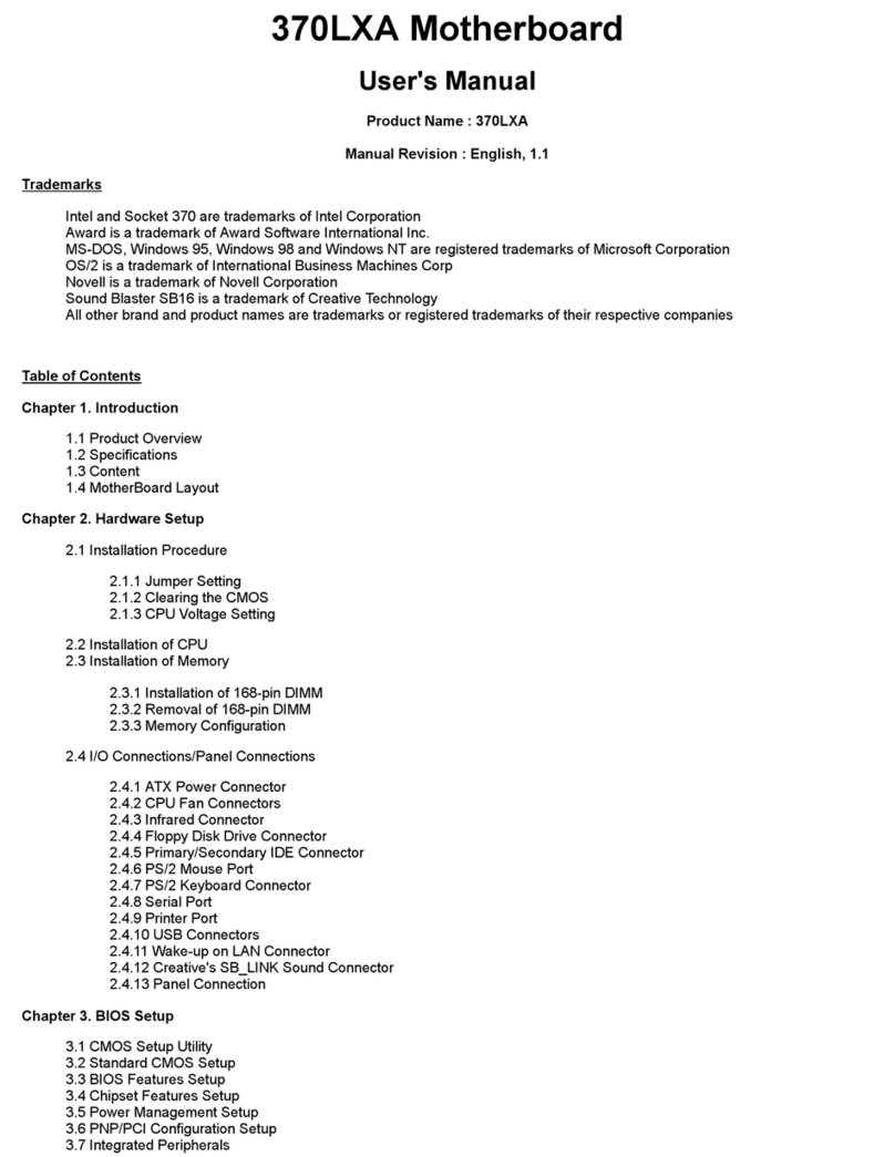 Acer 370LXA User manual Acer 370LXA User manual