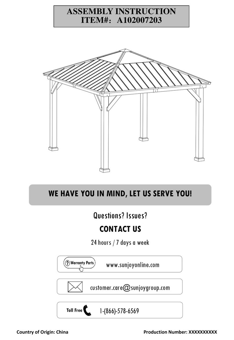 Sunjoy A102007203 User manual