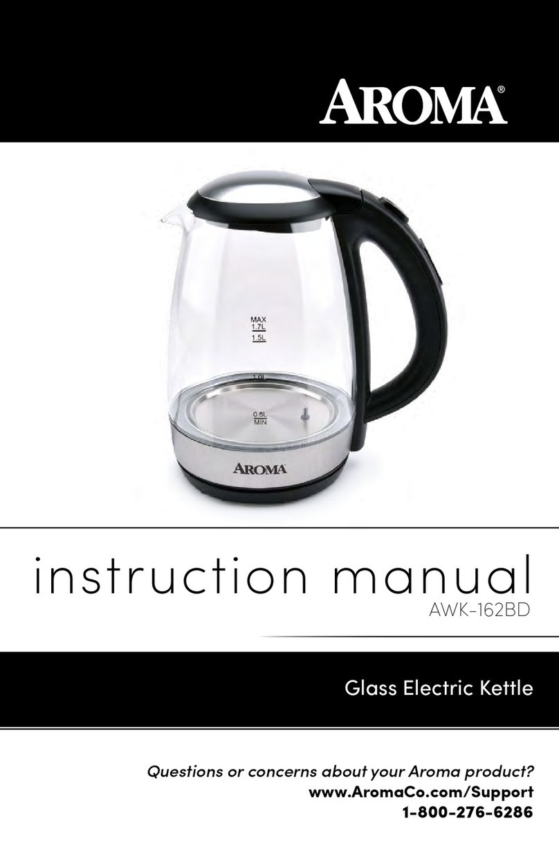 Aroma AWK-162BD instruction manual