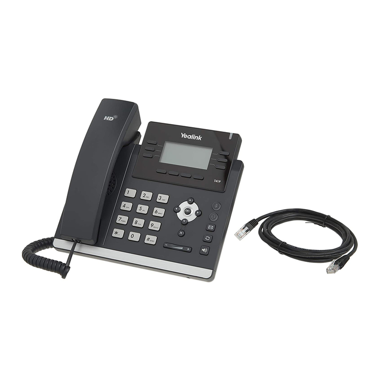 Yealink T41P Skype User manual