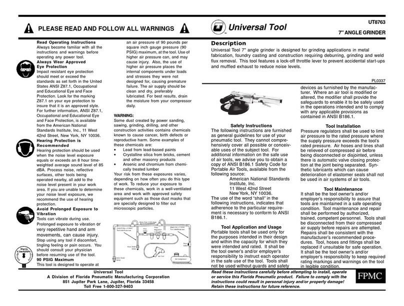 Universal Tool UT8763 User manual