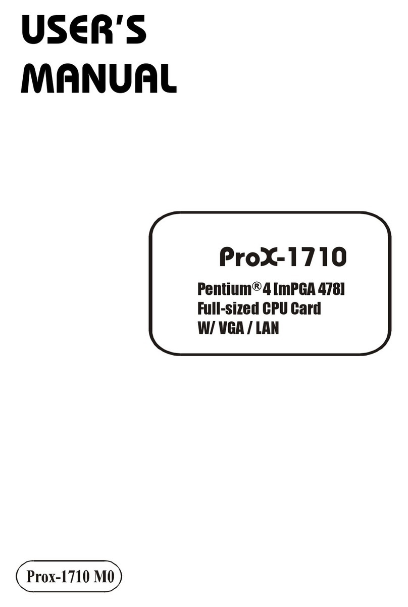 protech ProX-1710 user manual