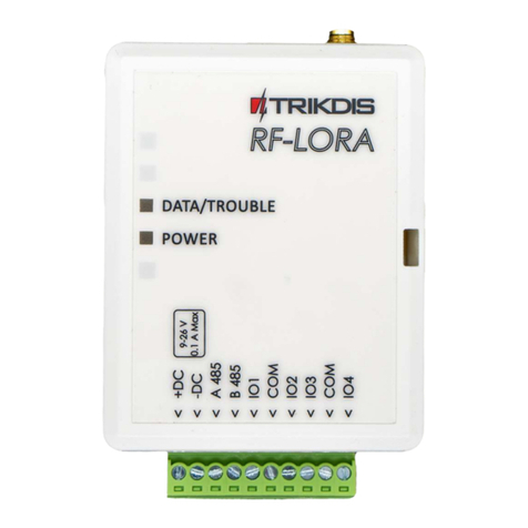 Trikdis RF-LORA installation manual