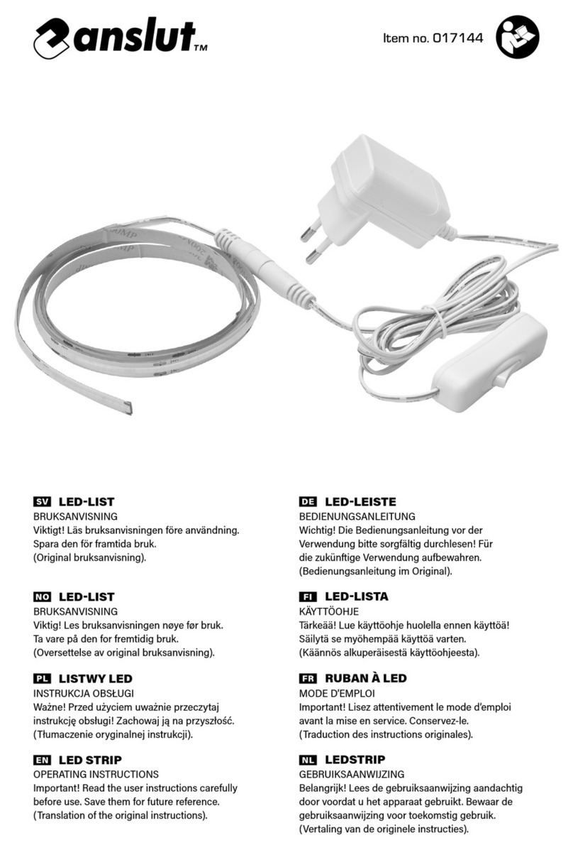 Anslut 017144 User manual