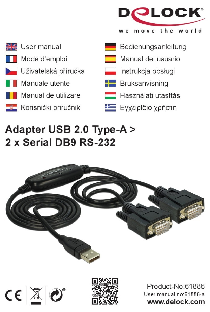 DeLOCK 61886 user manual