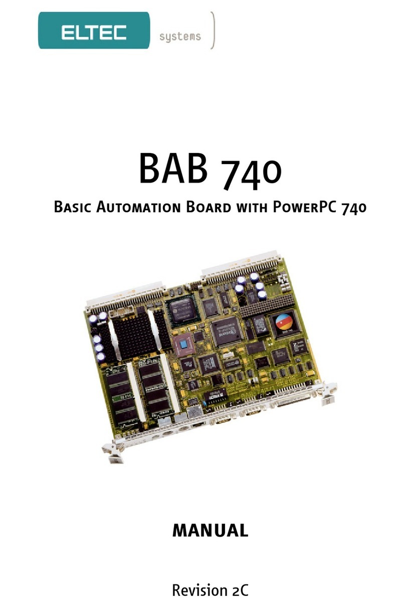 ELTEC BAB 740 User manual