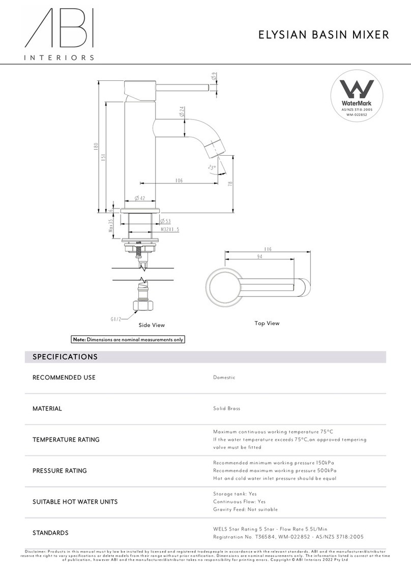 abi ELYSIAN 11958 User manual abi ELYSIAN 11958 User manual