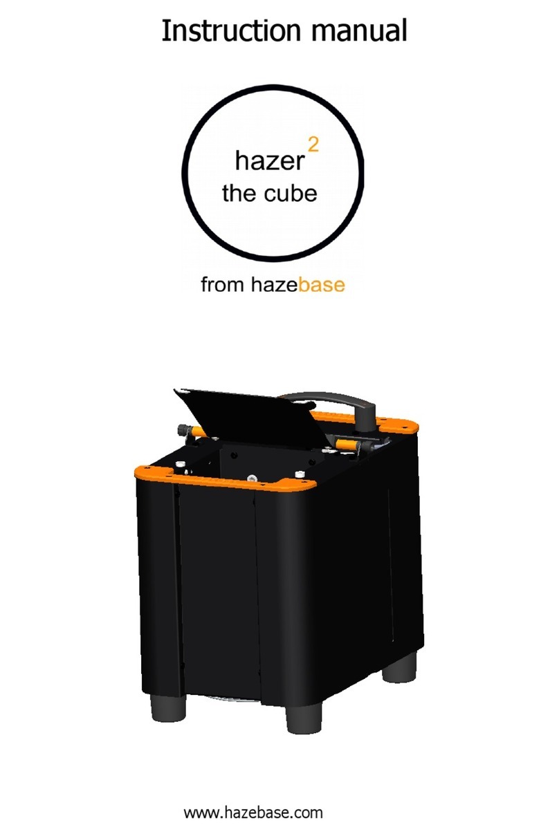 HazeBase Hazer2 the Cube instruction manual