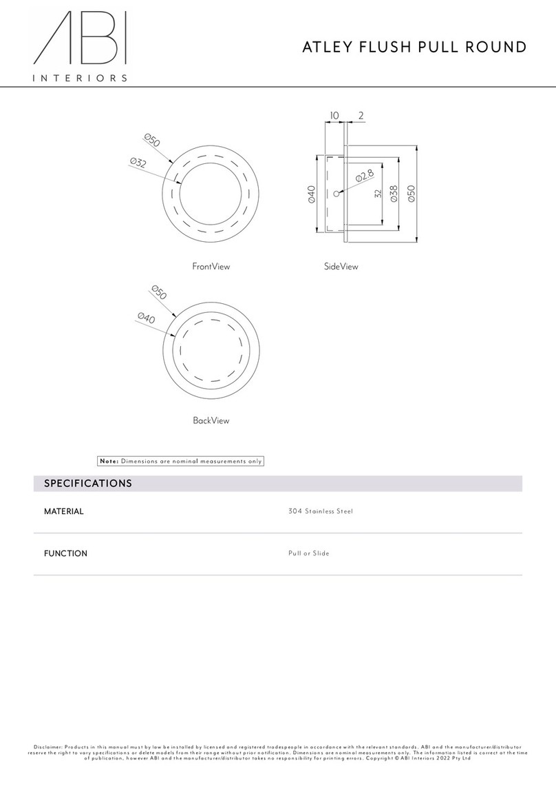 abi ATLEY 12996 installation guide