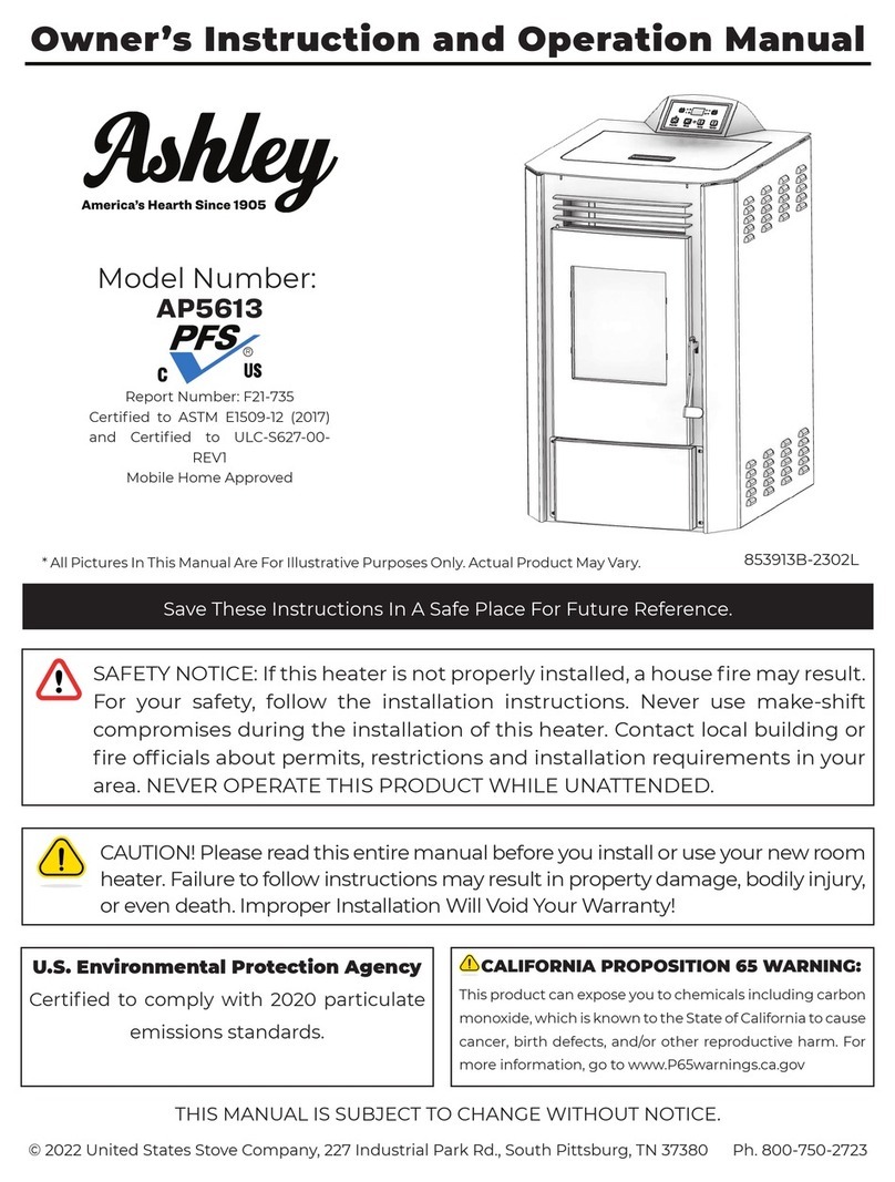 Ashley AP5613 Owner’s Instruction and Operation Manual