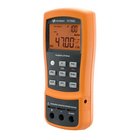 Keysight Technologies U1732C User manual