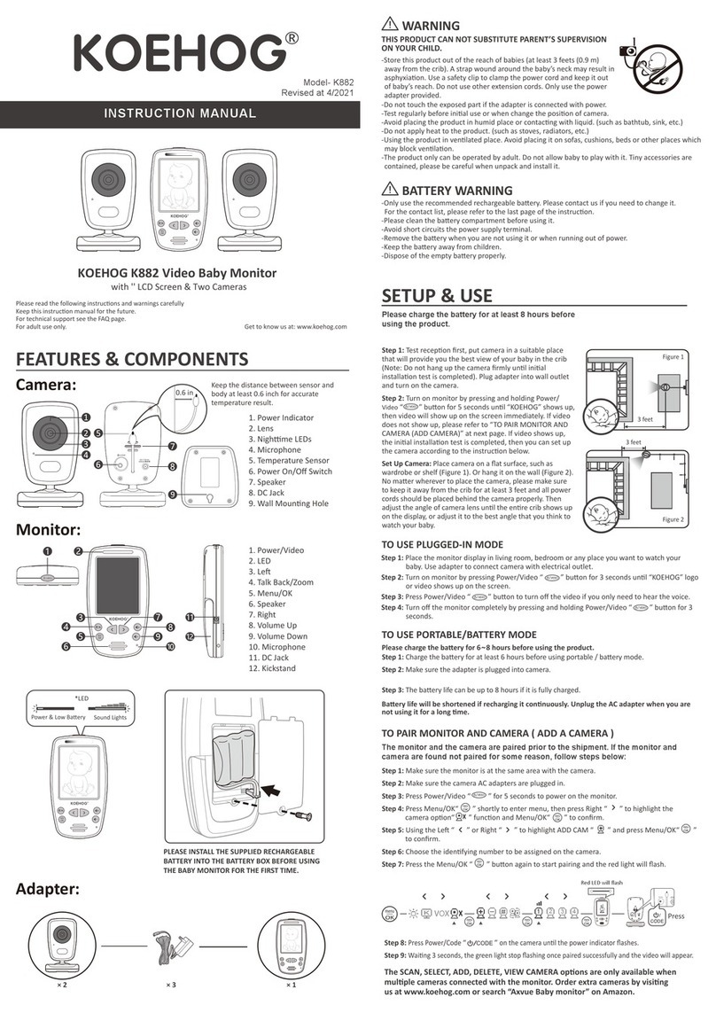 Axvue KOEHOG K882 User manual