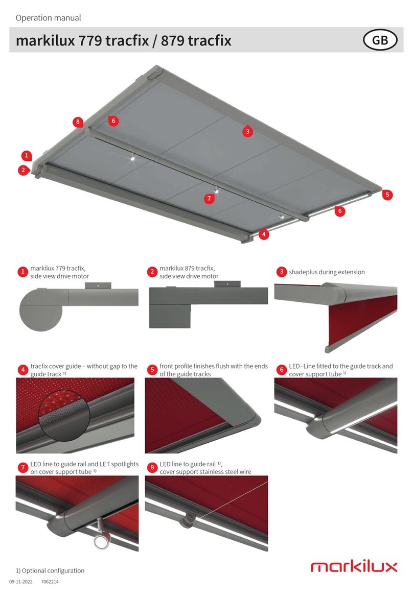 Markilux 779 Operation manual