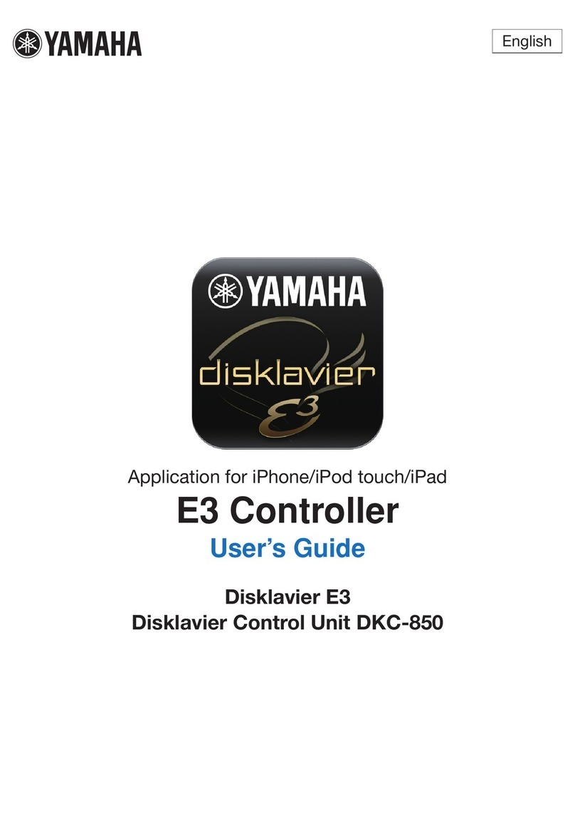 Yamaha Disklavier E3 user guide