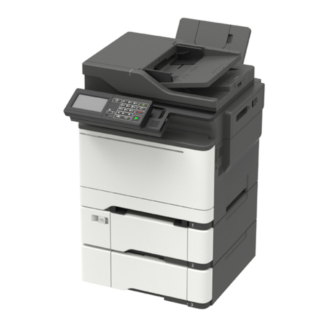 Lexmark CX622 User manual