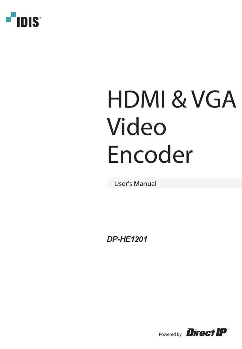 Direct IP IDIS DP-HE1201 User manual