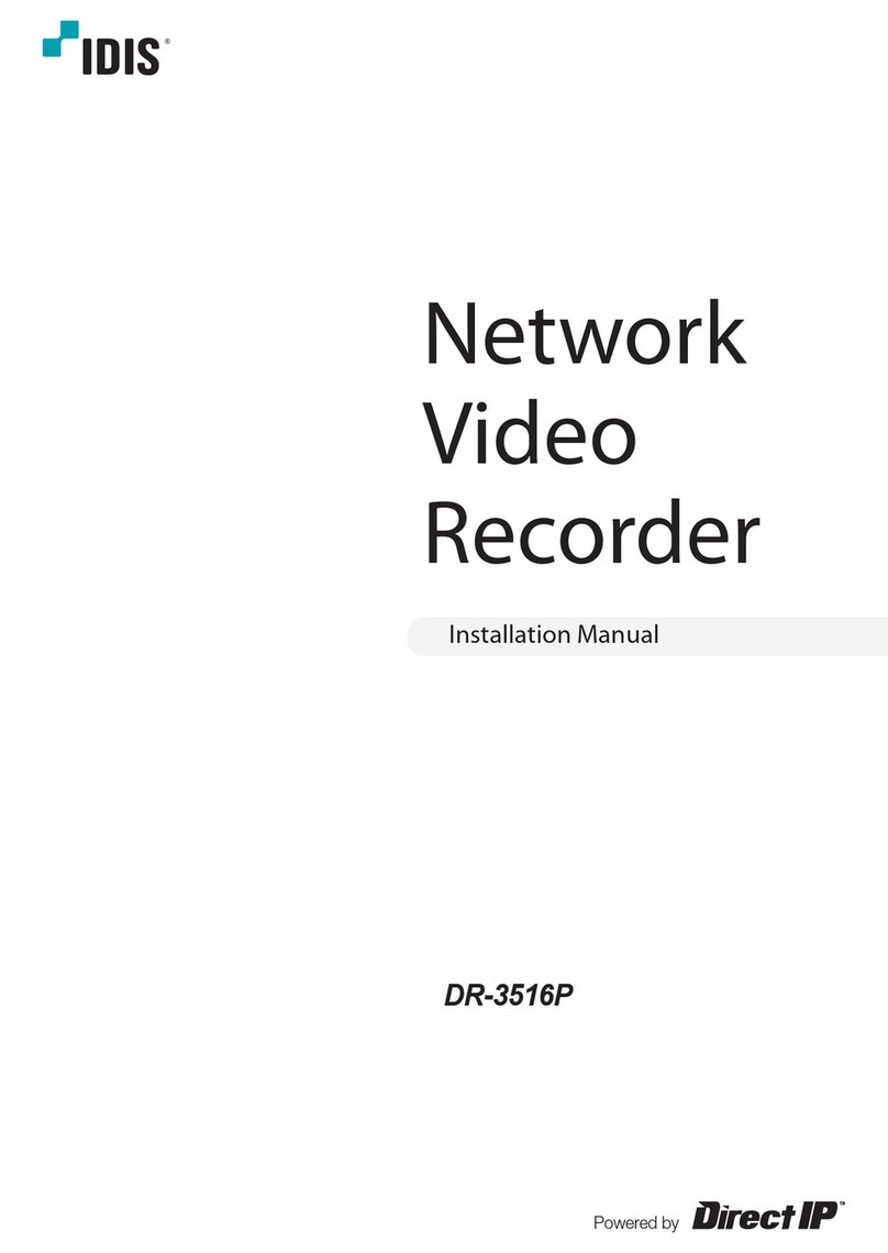 Direct IP IDIS DR-3516P User manual