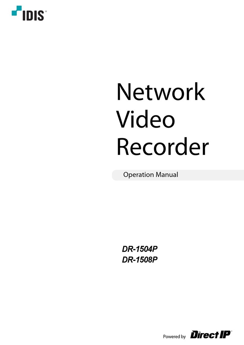 Direct IP IDIS DR-1508P Operation manual