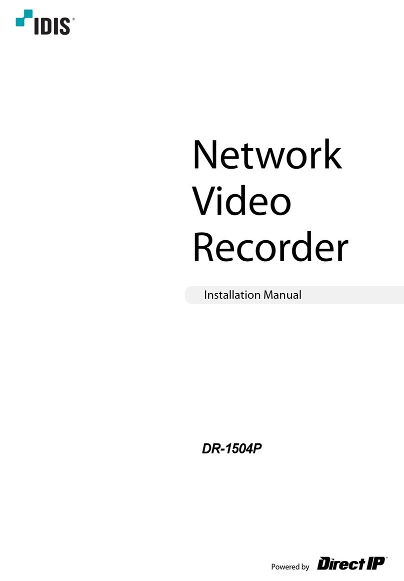 Direct IP IDIS DR-1504P User manual
