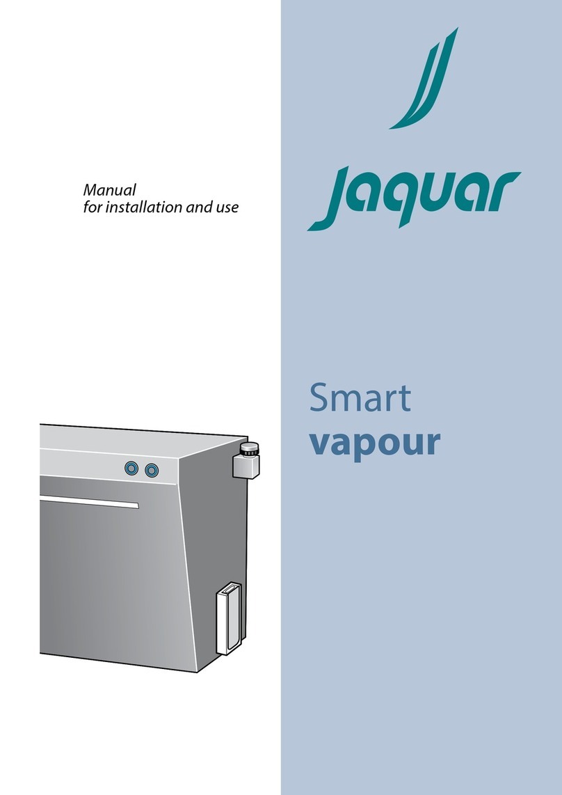 jaquar Smart Vapour 0015 Manual for installation and use