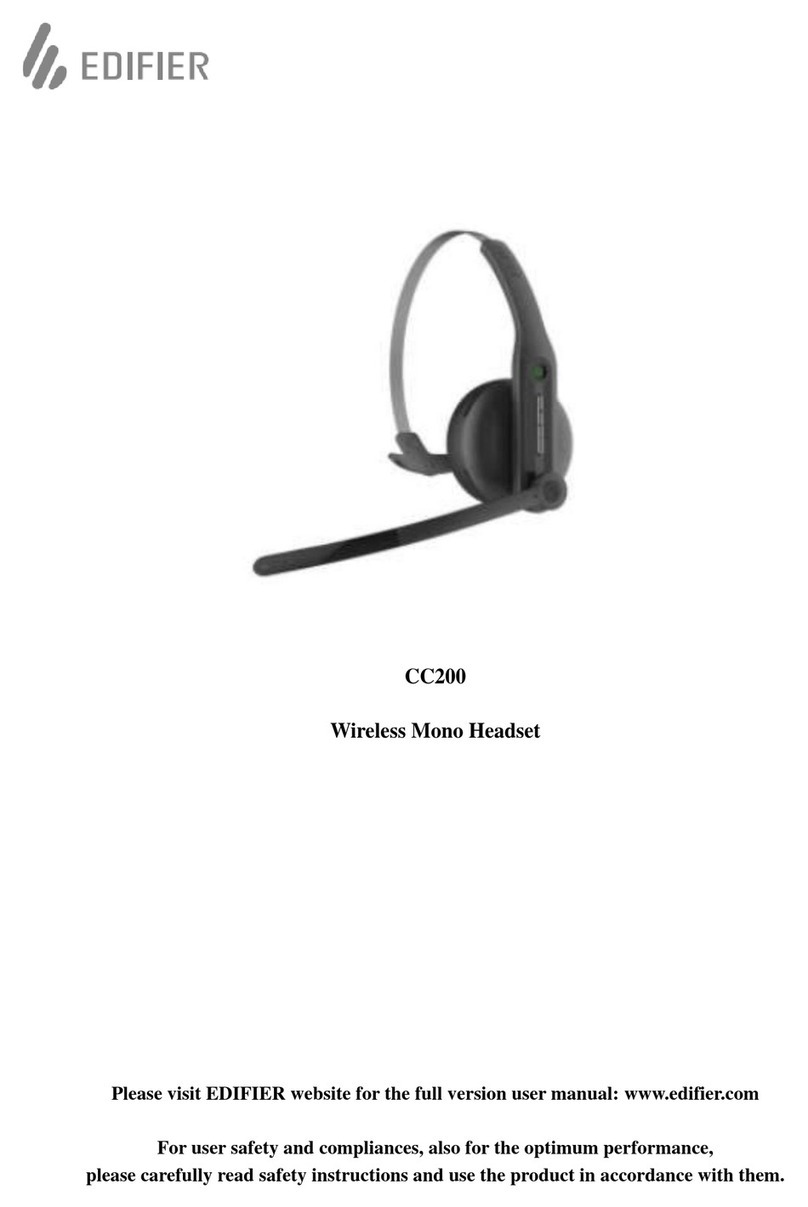 EDIFIER EDF200042 User manual EDIFIER EDF200042 User manual