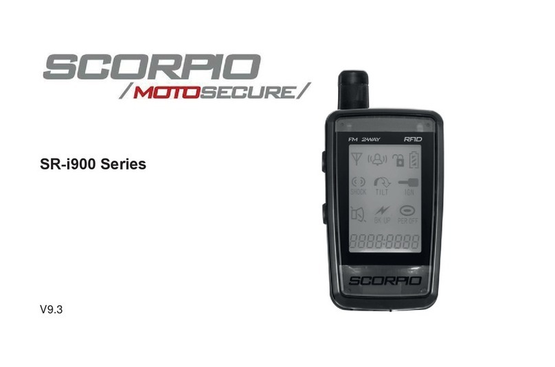 SCORPION SR-i900 Series User manual
